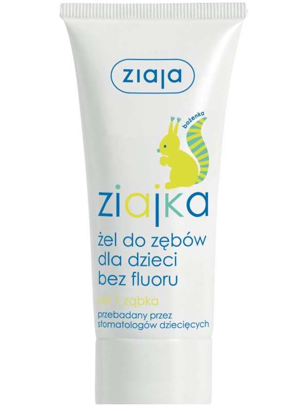 Ziajka Żel do zębów bez fluoru dla dzieci 50 ml