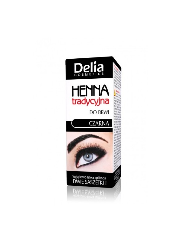 Delia henna do brwi czarna mała 2 ml