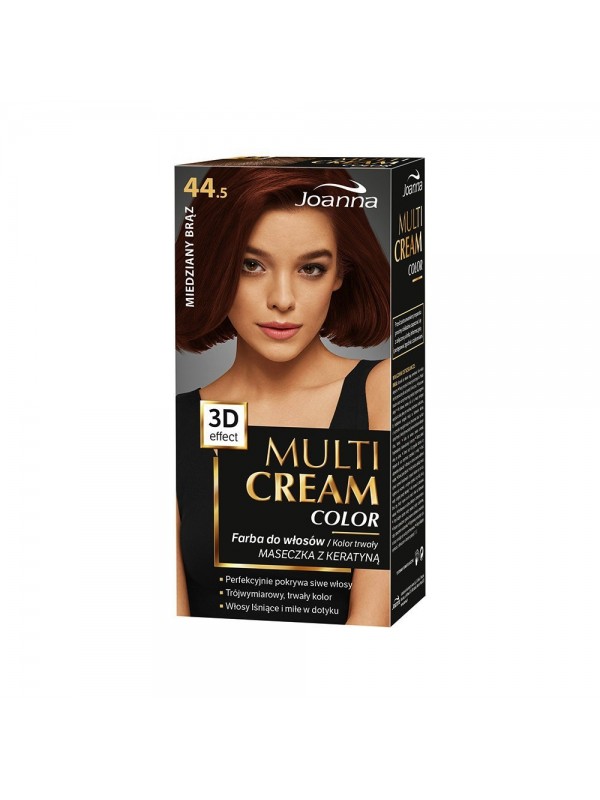 Joanna Multi Cream Color Farba do włosów /44,5/ Miedziany brąz