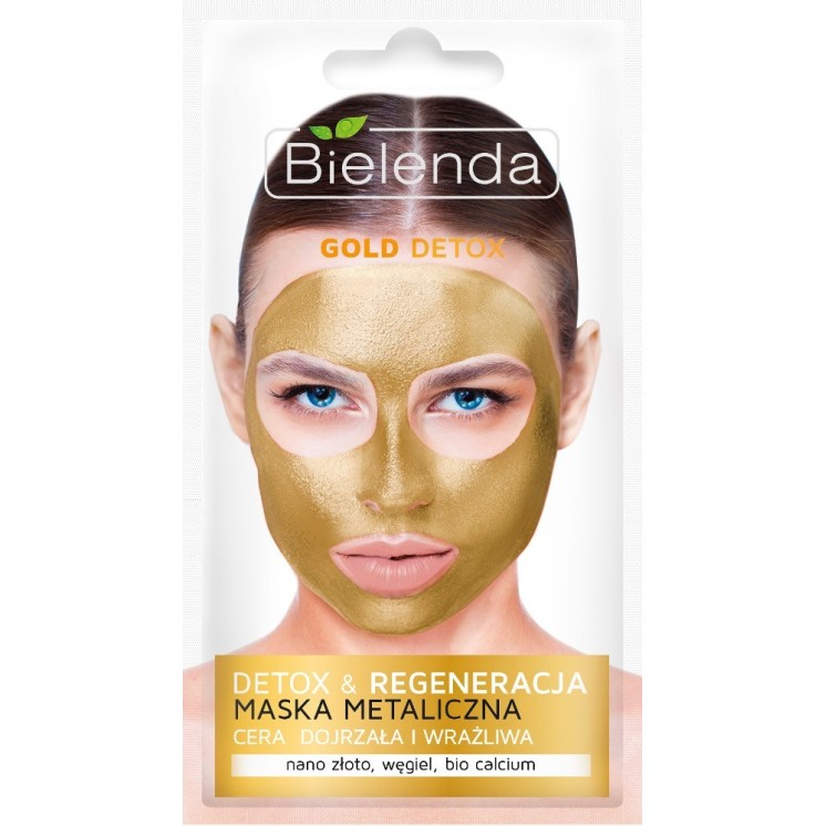 Bielenda GOLD DETOX Detoksykująca maseczka do cery dojrzałej i wrażliwej 8 g