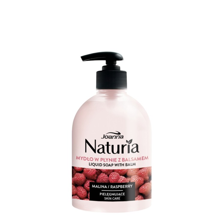 Joanna Naturia Liquid soap with RASPBERRY balm 500 ml