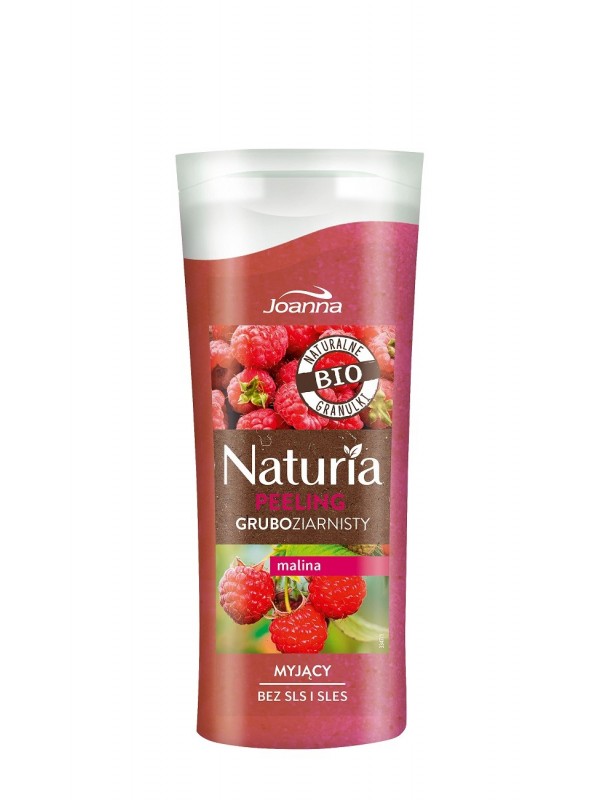 Joanna NATURIA Peeling gruboziarnisty malina 100 g