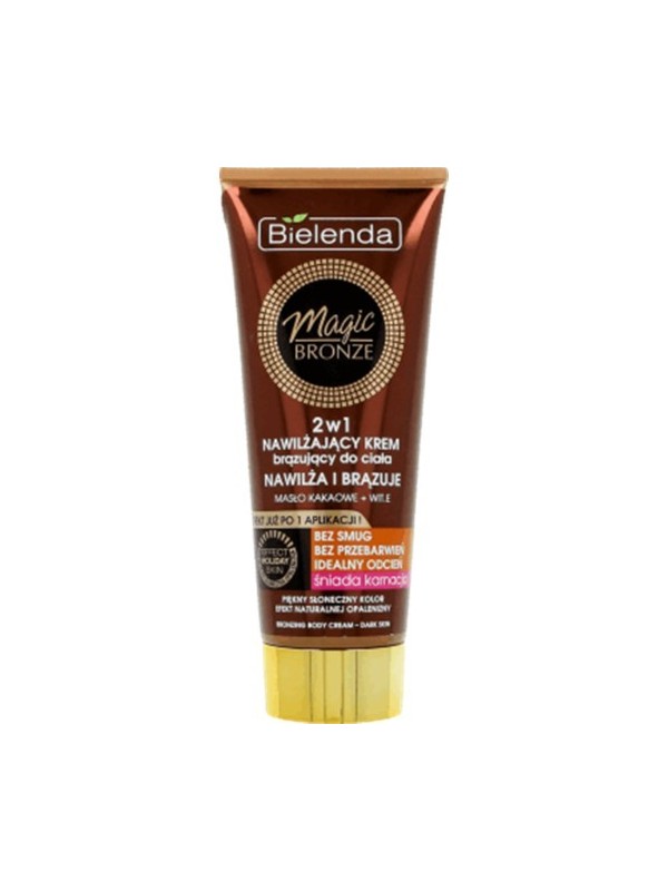 Bielenda MAGIC BRONZE Krem do ciała brązujący 2w1 – śniada cera 200 ml