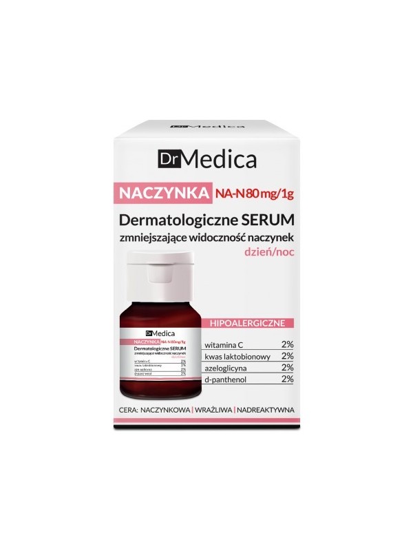 Bielenda Dr Medica Naczynka Dermatologiczne Serum redukujące zaczerwienienia dzień/noc 30 ml