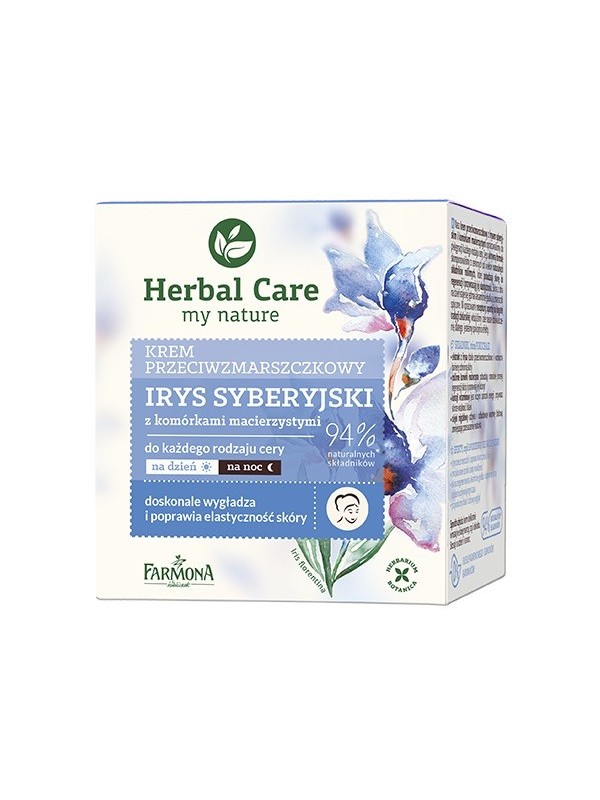 Farmona Herbal Care Krem przeciwzmarszczkowy Irys Syberyjski 50 ml