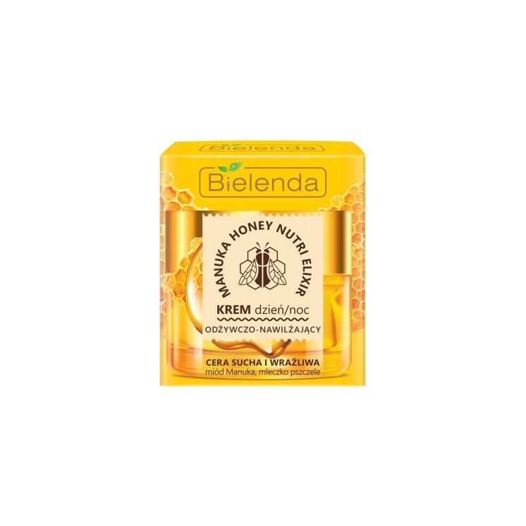Bielenda Manuka Honey Nutri Elixir Nourishing and Moisturizing Day/Night Face Cream 50 ml