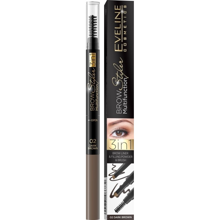 Brow Styler Eveline /02/ Темно-коричневий