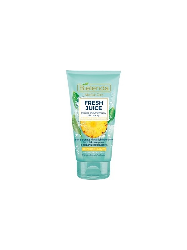 Bielenda FRESH JUICE rozświetlający Peeling gruboziarnisty do twarzy Ananas 150 g