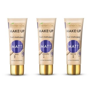 Bielenda MAKE-UP ACADEMIE MATT матуючий флюїд - натуральний відтінок 30 г