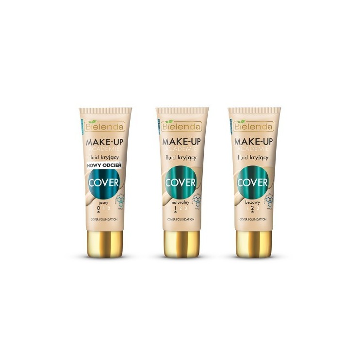 Bielenda MAKE-UP ACADEMIE Покривний флюїд COVER - бежевий відтінок 30 г