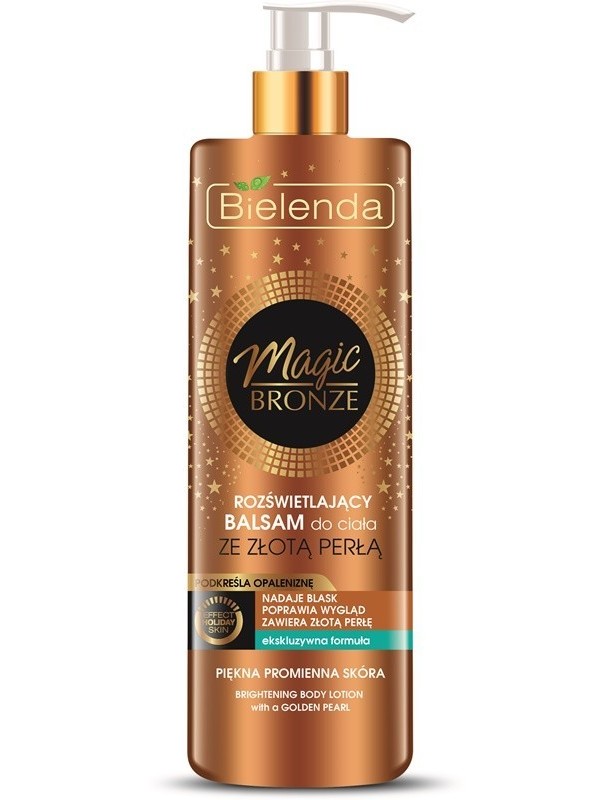 Bielenda MAGIC BRONZE Rozświetlający Balsam do ciała ze złotą perłą 250 ml