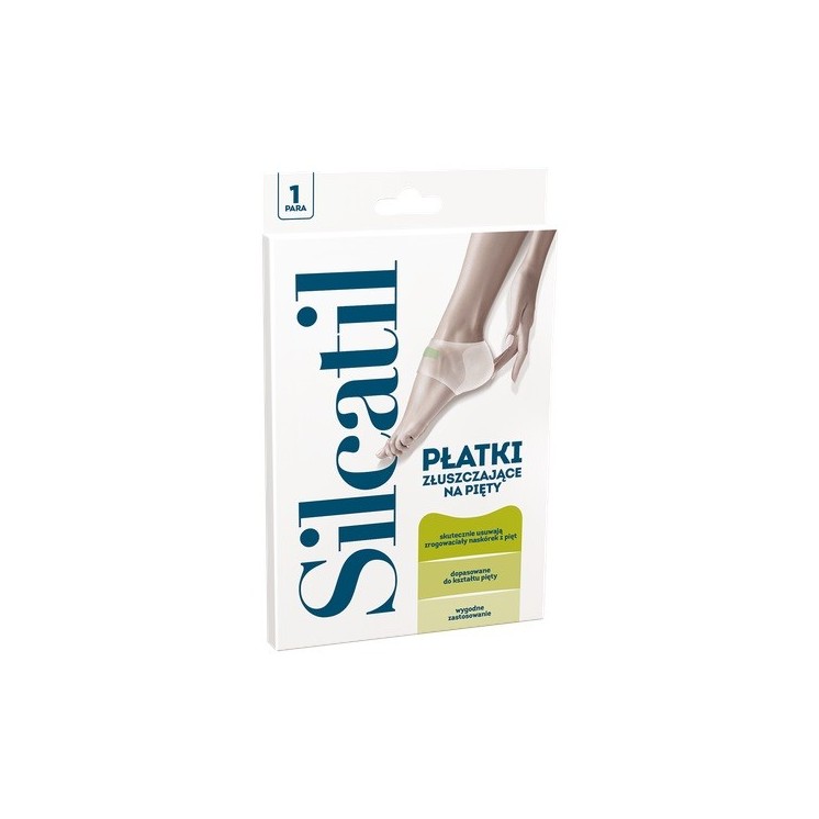 SILCATIL exfoliating heel pads