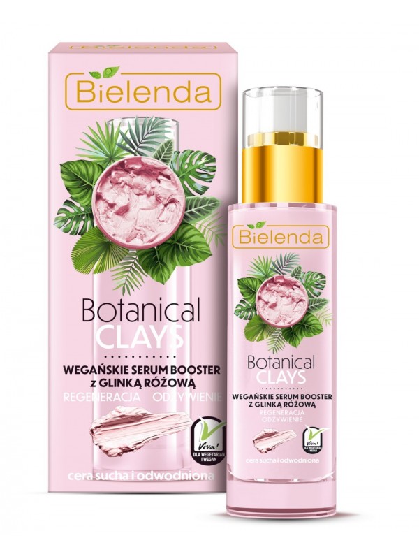 Bielenda Botanical Clays wegańske Serum do twarzy z glinka różową 30 ml