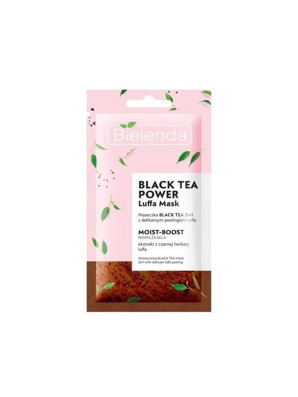 Bielenda Black Tea Power maska do twarzy 2w1 nawilżająca 8 g