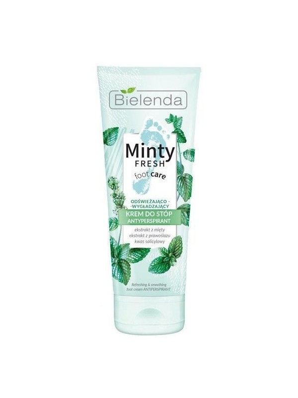 Bielenda MINTY FRESH FOOT CARE Krem do stóp antyperspirant odświeżająco-wygładzający 100 ml