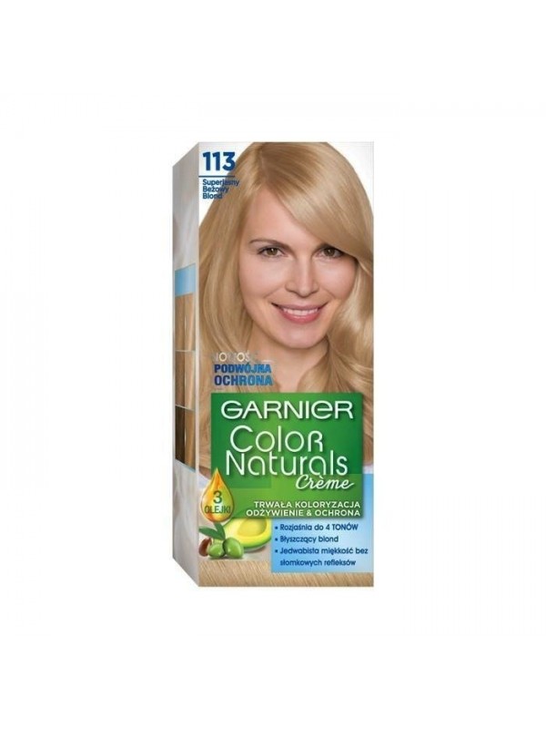 Garnier Color Naturals Farba do włosów /113/ Superjasny beżowy blond