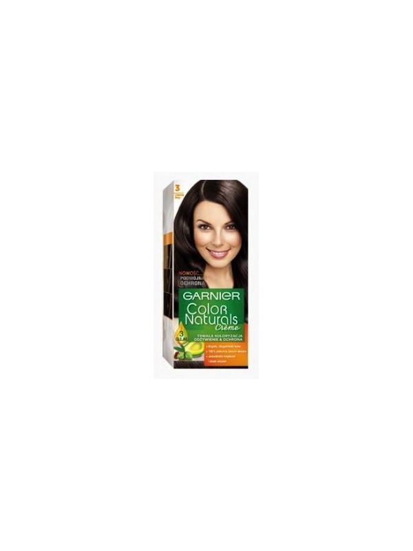 Garnier Color Naturals Farba do włosów /3/ Ciemny brąz