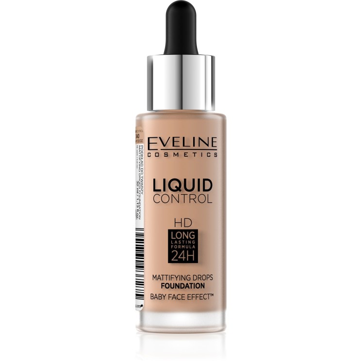 Eveline Liquid Control у піпетці /040/ Warm Beige 32 мл