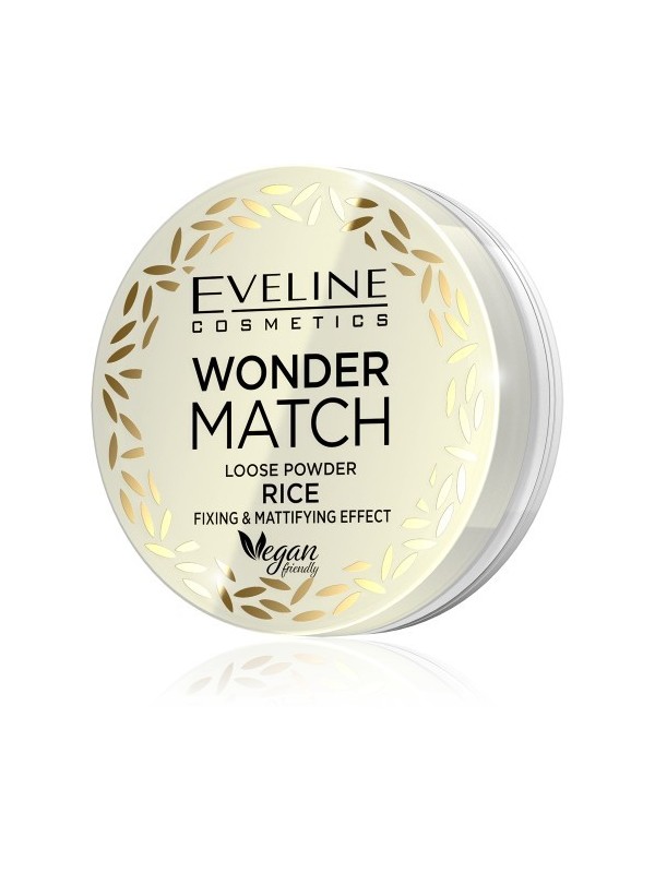 Eveline Wonder Match Ryżowy Puder sypki wygładzająco-matujący 6 g