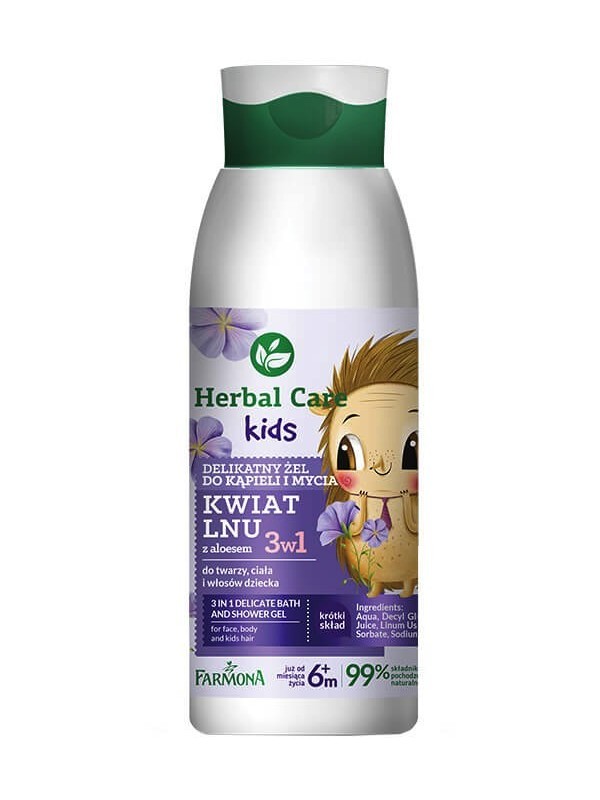 Farmona Herbal Care Kids 3w1 delikatny Żel do kąpieli oraz mycia 400 ml