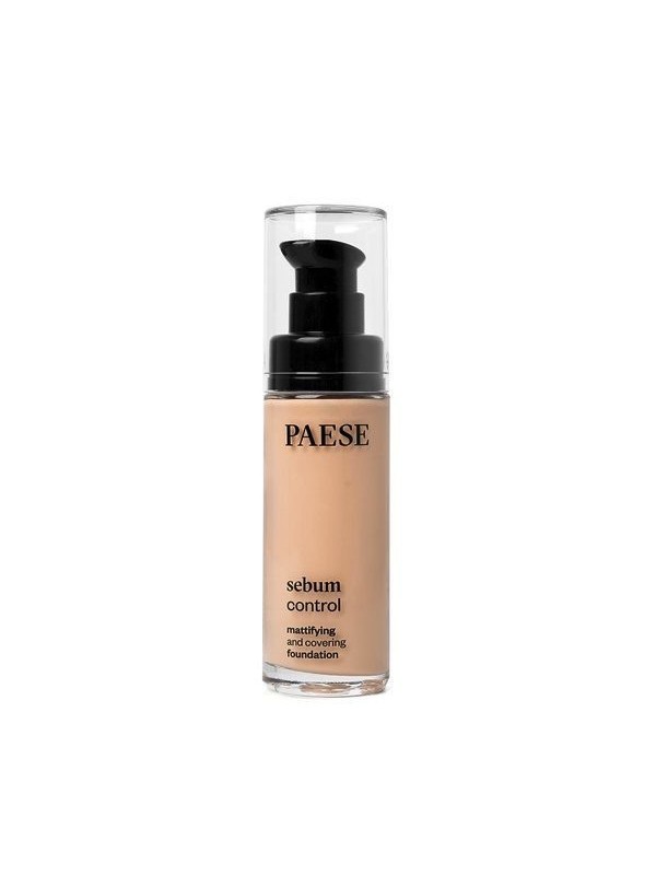 Paese Podkład matująco - kryjący Sebum Control Foundations 401 ciepły beż 30 ml