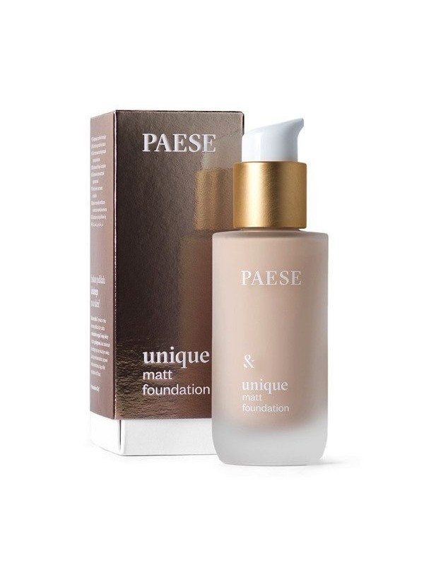 Paese Pielęgnujący podkład matujący Unique Matt Foundation 601N Porcelain 30 ml