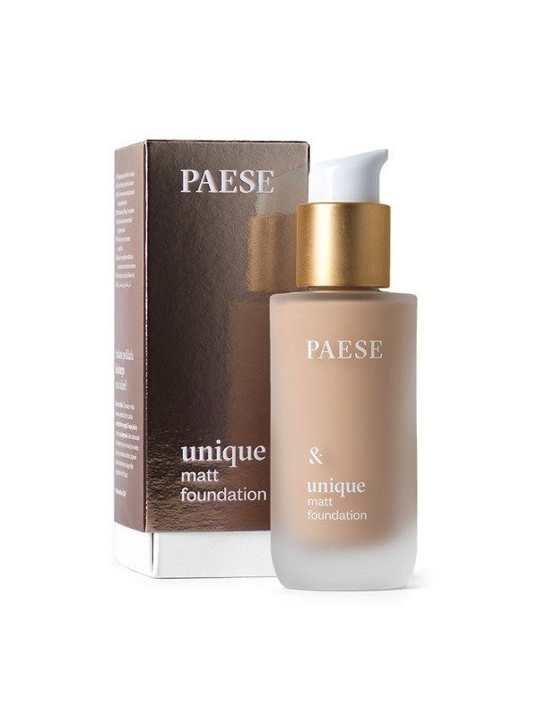 Paese Pielęgnujący podkład matujący Unique Matt Foundation 603W Ivory 30 ml