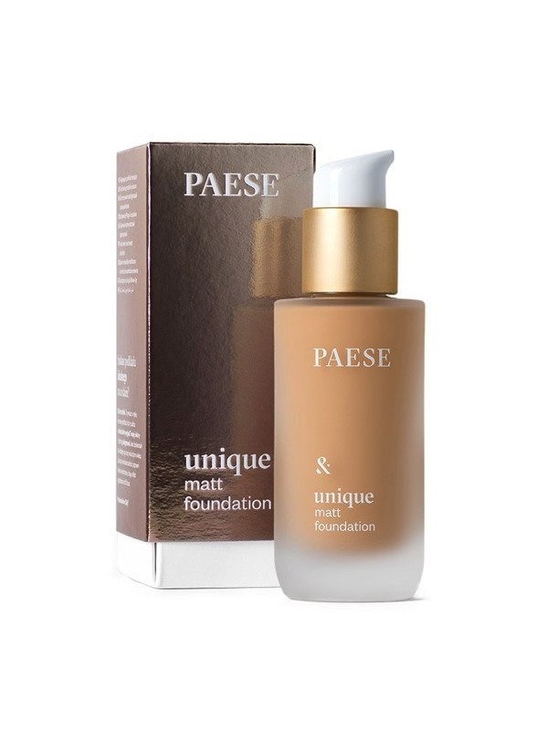 Paese Pielęgnujący podkład matujący Unique Matt Foundation 606W Warm Beige 30 ml