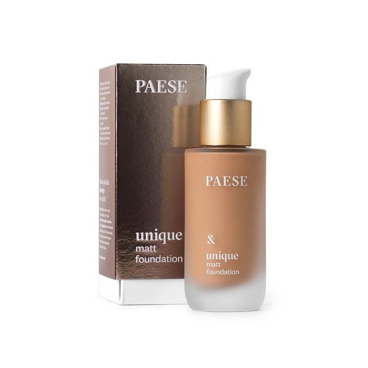 Paese Unique Matt Foundation 608C Golden Beige 30 ml