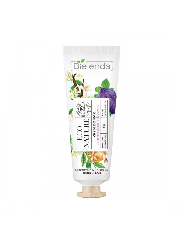 Bielenda Eco Nature Krem do rąk odżywczy Mleczko waniliowe + kwiat pomarańczy 50 ml