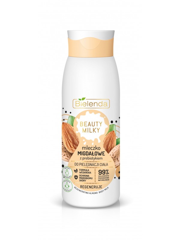 Bielenda Beauty Milky Mleczko do ciała migdałowe z prebiotykiem 400 ml