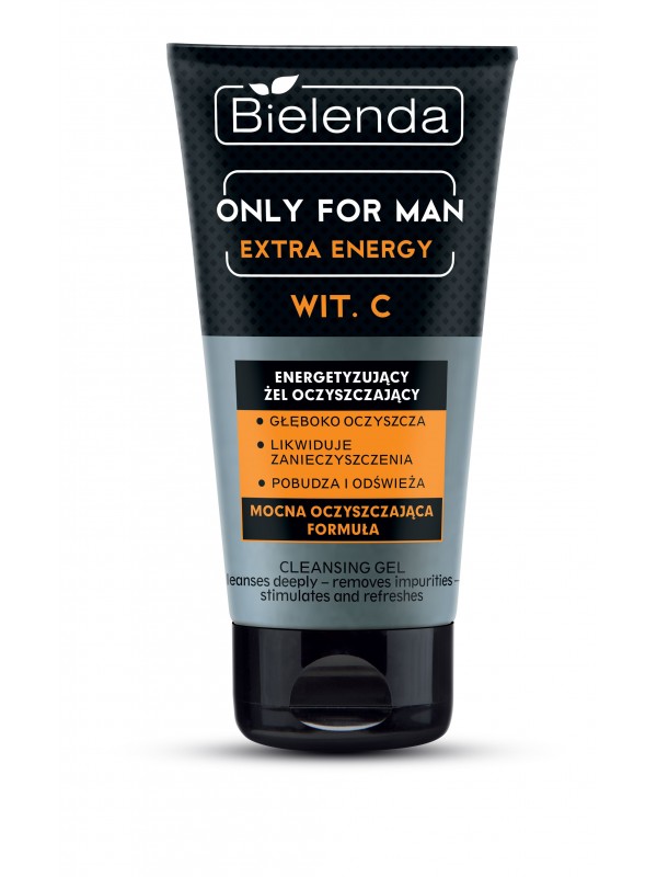 Bielenda ONLY FOR MEN Żel do mycia twarzy Extra ENERGY dla mężczyzn 150 g