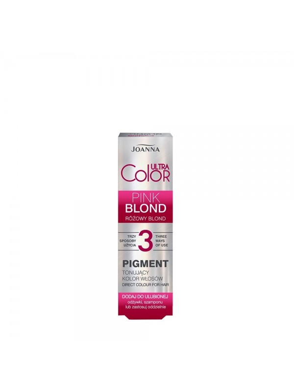 Joanna ULTRA COLOR Pigment tonujący różowy blond 100 ml