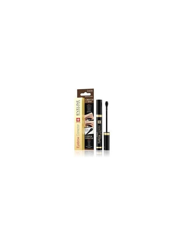 Eveline Korektor do brwi 5w1 Dark Brown 9 ml