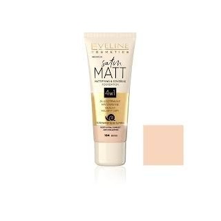Матуючий тональний крем Eveline Satin Matt /104/ Beige 30 мл