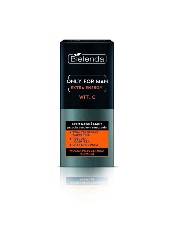 Bielenda ONLY FOR MEN Krem do twarzy nawilżający EXTRA ENERGY dla mężczyzn 50 ml