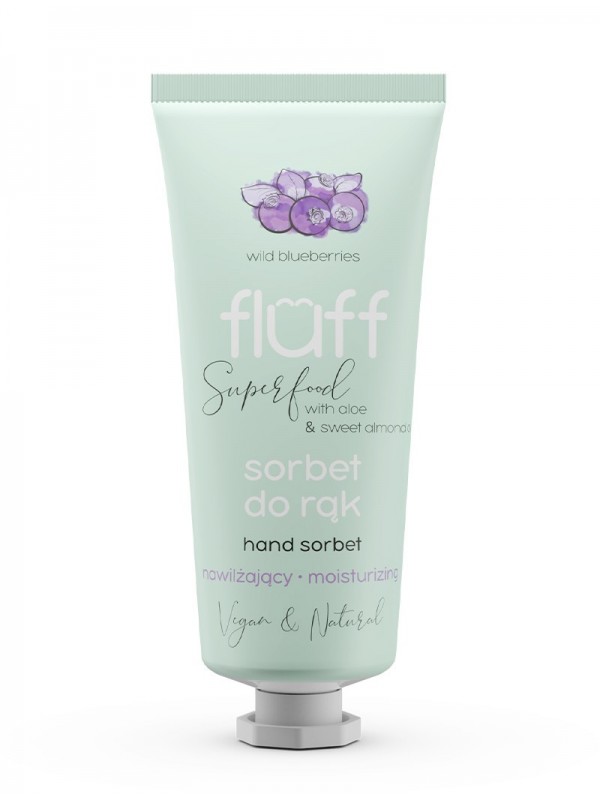 Fluff Sorbet do rąk Nawilżający Jagody Leśne 50 ml