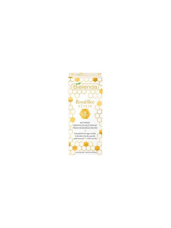 Bielenda ROYAL BEE ELIXIR Aktywnie rewitalizujące Serum do twarzy przeciwzmarszczkowe 30 ml