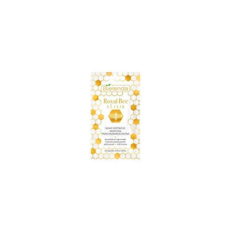 Bielenda ROYAL BEE ELIXIR Сильно живильна маска для обличчя проти зморшок 8 г