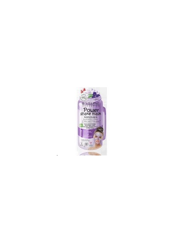 Eveline Power Shake Mask Nawilżająca Bio Maseczka z priobiotykami 8w1 10 ml