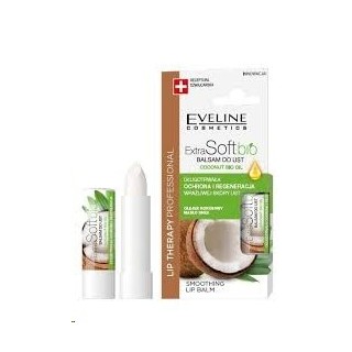 Eveline Lip Therapy Professional Бальзам для захисту губ Extra Soft Bio Coconut 4 г