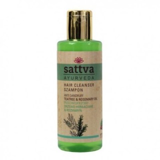 Sattva Ayurveda Anti-Dandruff Herbal Shampoo Tea Tree & Rosemary 210 ml