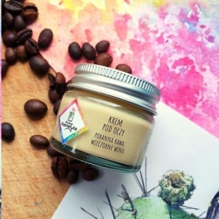 Крем для шкіри навколо очей Nowa Kosmetyka "Ранкова кава, вечірнє вино" 15 мл