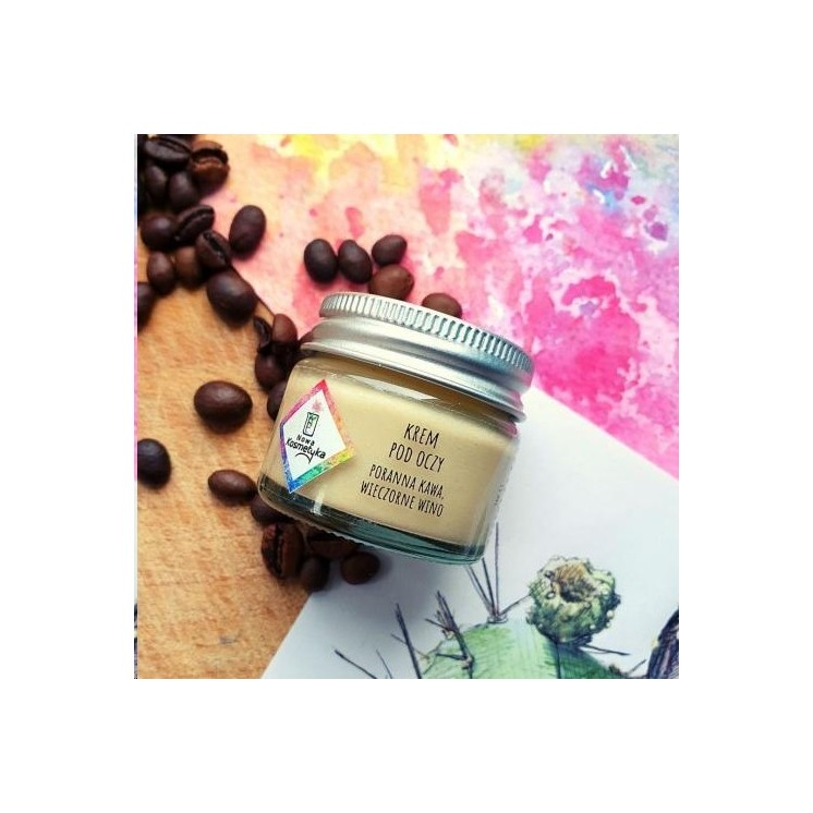 Крем для шкіри навколо очей Nowa Kosmetyka "Ранкова кава, вечірнє вино" 15 мл