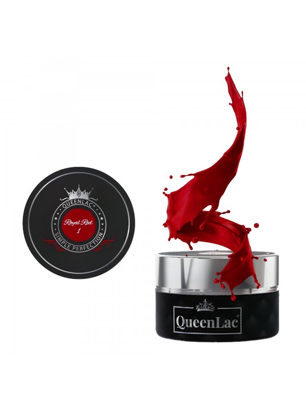 QueenLac Lakier UV do paznokci /01/ Royal Red 5 ml