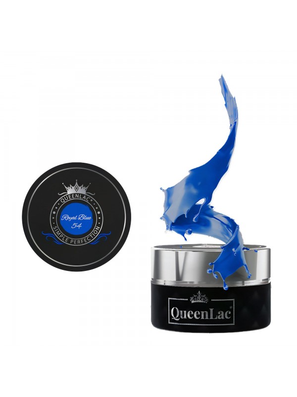 QueenLac Lakier UV do paznokci /54/ Royal Blue 5 ml