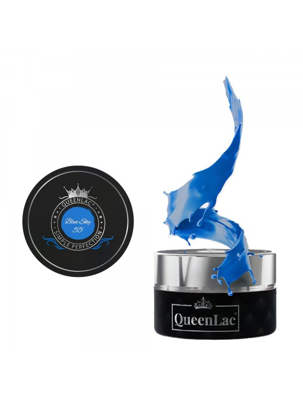 QueenLac Lakier UV do paznokci /55/ Blue Sky 5 ml