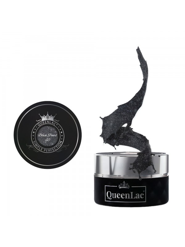 QueenLac Lakier UV do paznokci /60/ Black Pearl 5 ml