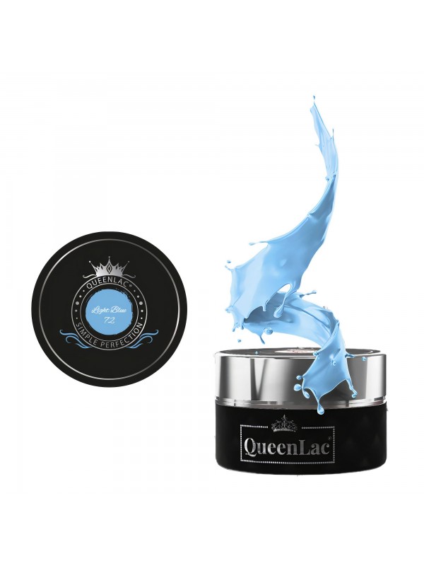 QueenLac Lakier UV do paznokci /72/ Light Blue 5 ml