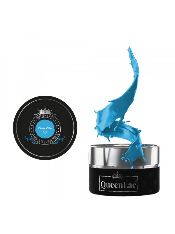 QueenLac Lakier UV do paznokci /75/ Baby Blue 5 ml